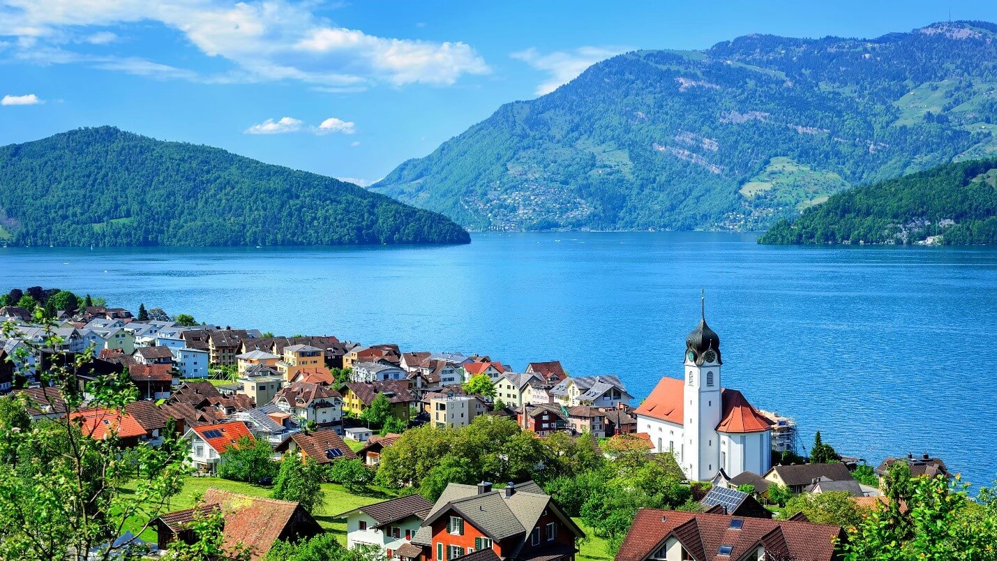 مسیر پیاده روی سوییس : نمایی از سنت گالن زیبا
