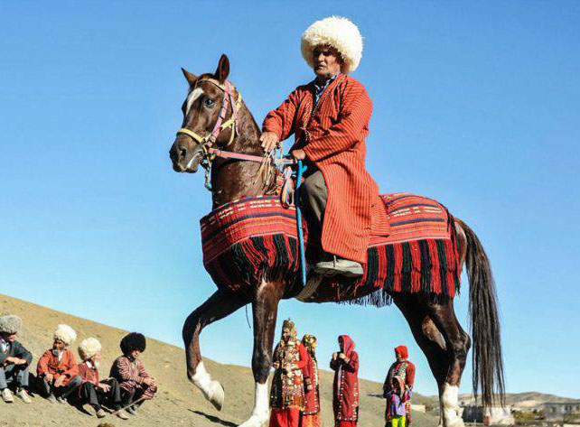 لباس سنتی قوم ترکمن : پوشش اسب های ترکمنی