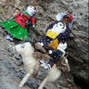 عروسک هاس ساخته شده در روستای الولک