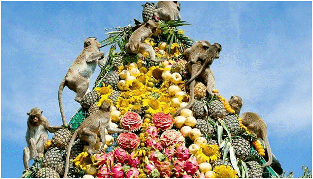 جشنواره بوفه میمون‌‌‌‌ : لاپبوری، شهری توریستی با قدمت بیش از 1000 سال