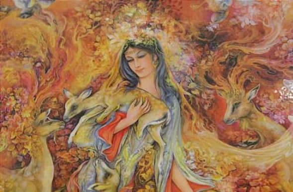 صنایع دستی اصفهان : نگارگری، نقاشی باستانی- اسلامی ایرانی